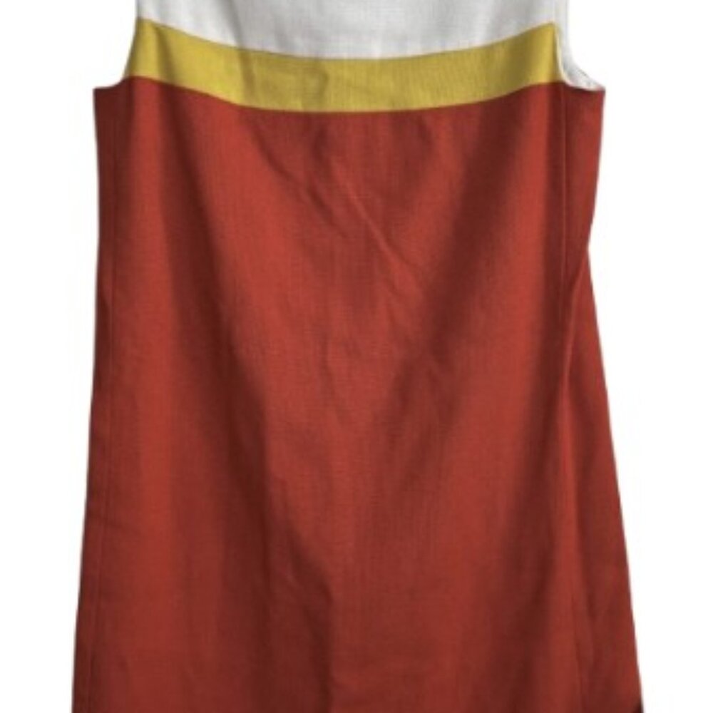 Bobbie Brooks Vintage 60s Mod Colorblock Shift Dress, Size 9 - Picture 5 of 6